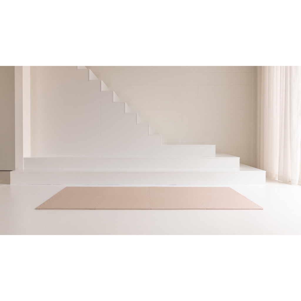 Set van 8 oudroze foam puzzelmatten Jindl Set van 8 oudroze foam puzzelmatten Jindl