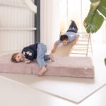 Speelmatras op foammatten Jindl lichtgrijs