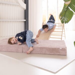 Speelmatras op foammatten Jindl lichtgrijs