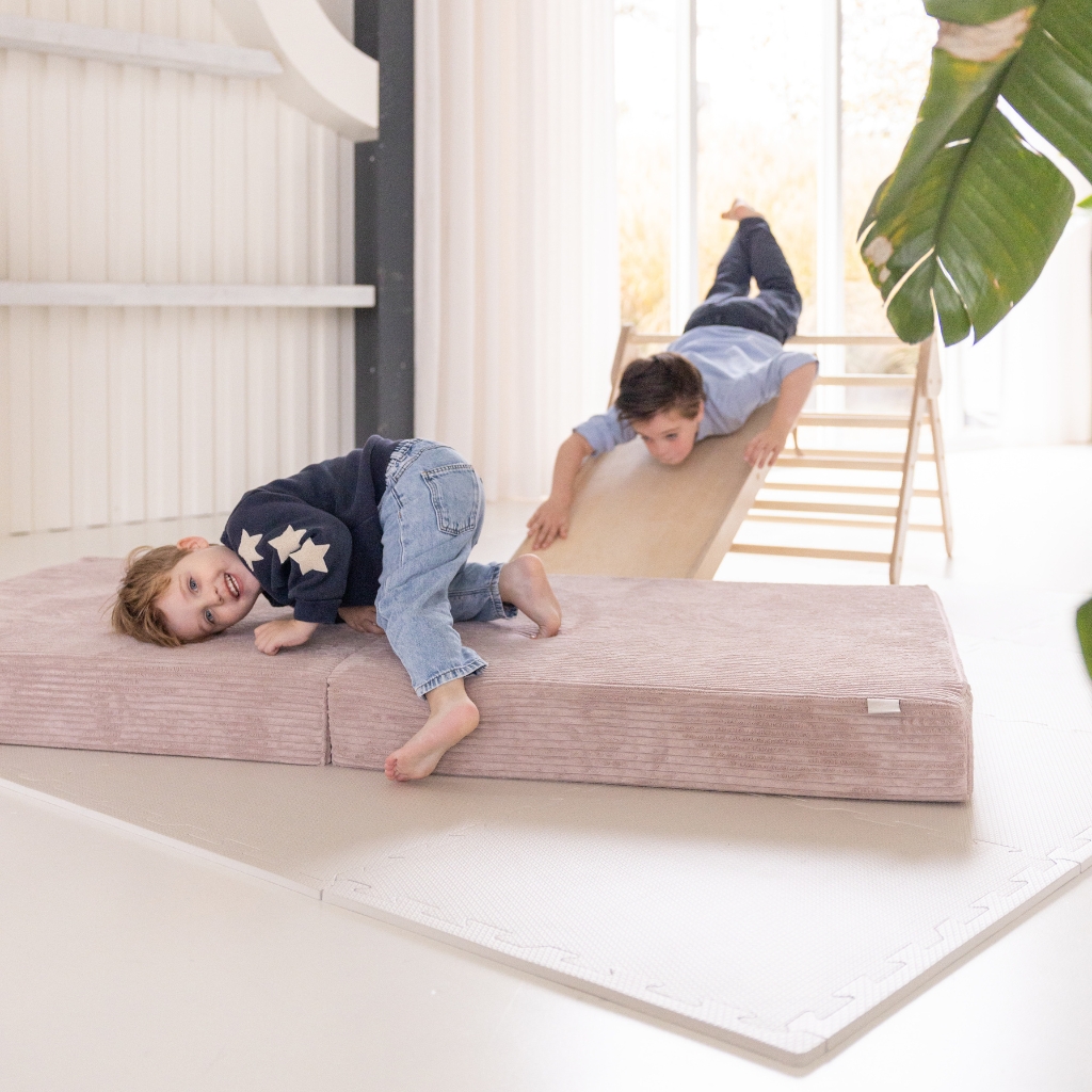 Speelmatras op foammatten Jindl lichtgrijs Speelmatras op foammatten Jindl lichtgrijs