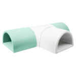 Speeltunnel Jindl wit mintgroen