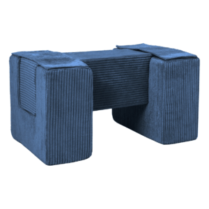 Ribstof foam speelset donkerblauw Jind brug