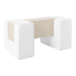 Foam speelset loopbrug wit beige Jindl