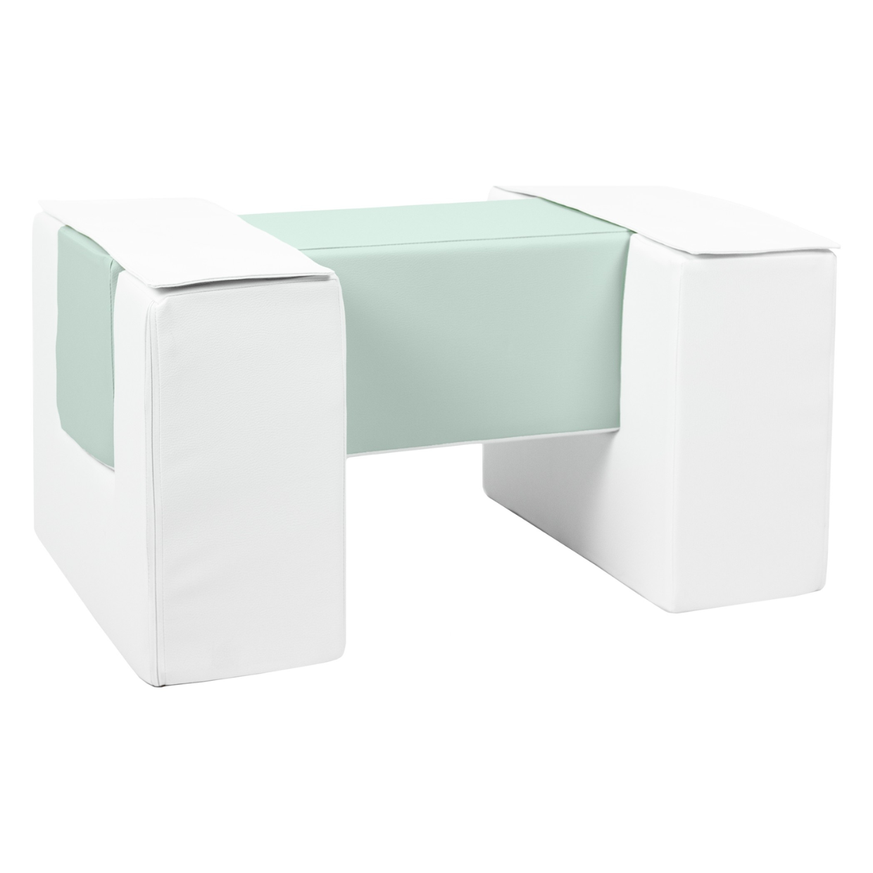 Foam speelset loopbrug witmintgroen Loopbrug Jindl foam speelset mintgroen en wit