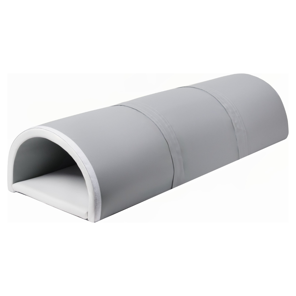 Foam speelset tunnel grijs met wit Foam speelset tunnel Jindl grijs met wit