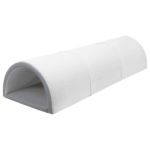 Speelset van foam met tunnel in het wit met grijs