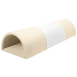 Speelset foam tunnel wit beige