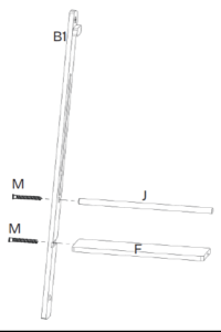 Montage Jindl leertoren verstelbaar en inklapbaar stap 4