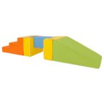 Foam speelset trap glijbaan loopbrug multicolor Jindl