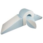 Foamblokken brug wit/lichtblauw Jindl