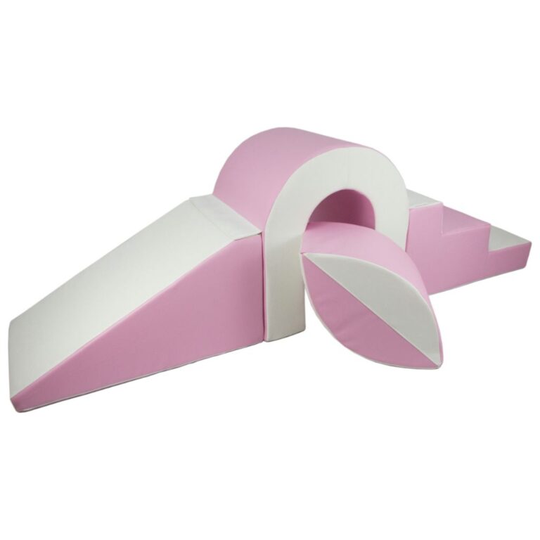 Foamblokken brug wit/zachtroze Jindl