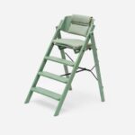 Groene kinderstoel met kussenset en harnas