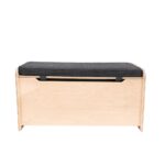 Kussen speelgoedkist Jindl donkerbruin