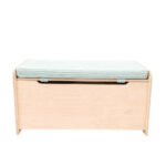 Kussen voor speelgoedkist Jindl zacht mint