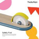 Handige rem blauwe step