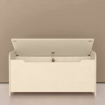 Houten speelgoedkist | opbergkist Jindl® zacht beige met soft close - Image 5