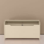 Houten speelgoedkist | opbergkist Jindl® zacht beige met soft close - Image 6