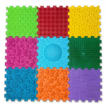 Sensorische structuurmatten 9-delig incl. balansegel