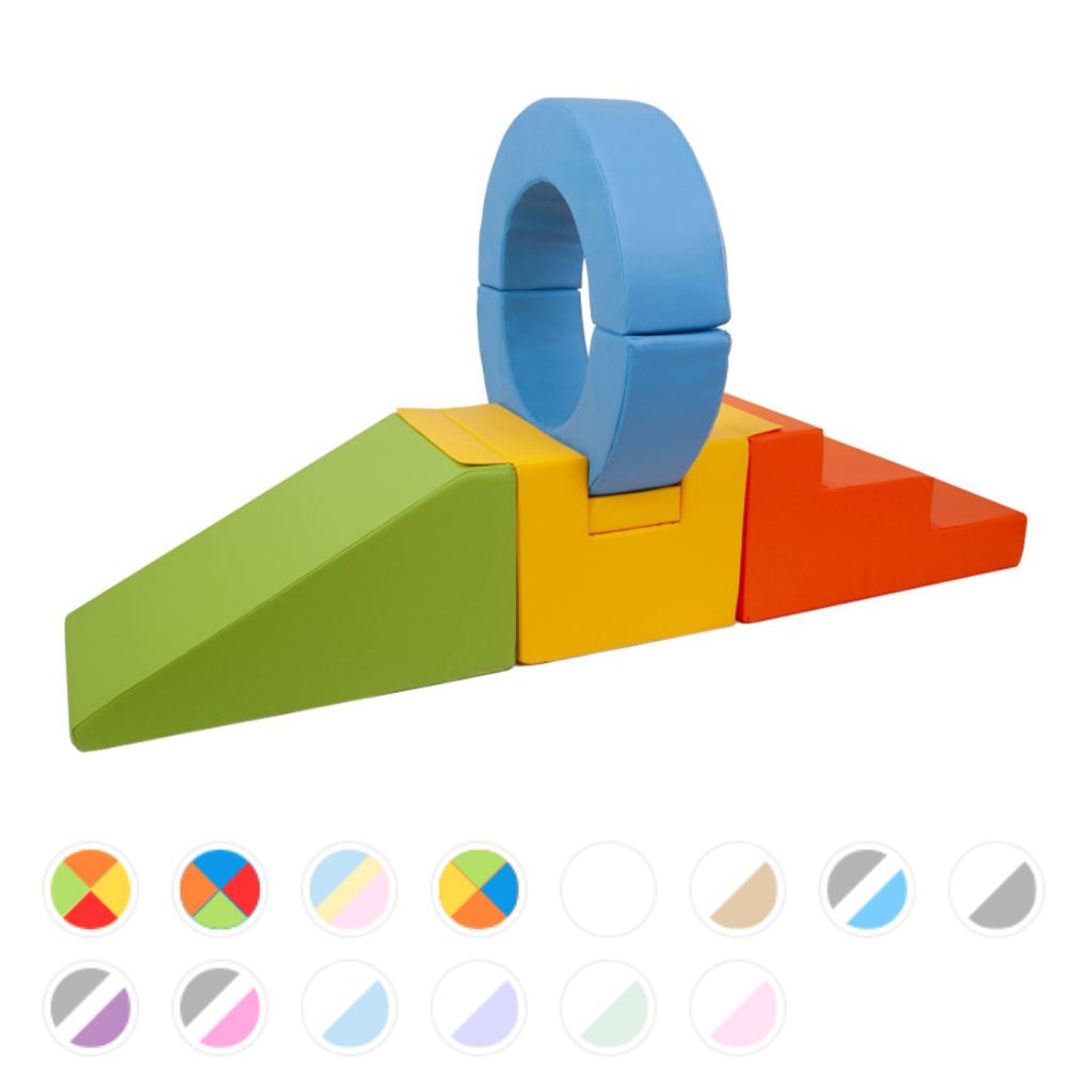 Foamblokken blokken hoepel kies een kleur Bouwblokken | foamblokken Jindl® tunnel | hoepel - Image 1
