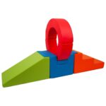 Foamblokken hoepel groen rood blauw oranje Jindl
