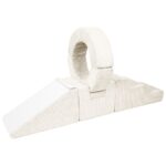 Foamblokken hoepel ribstof creme Jindl