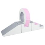 Foamblokken hoepel wit grijs roze Jindl