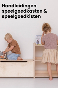 Handleidingen speelgoedkist en speelgoedkast Jindl
