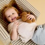 Kinderstoel opvouwbaar Kids Concept gestreept liggen