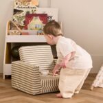 Kinderstoel opvouwbaar Kids Concept gestreept kind