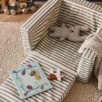 Kinderstoel opvouwbaar Kids Concept gestreept sfeer