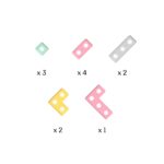 TUKI mini set van 12 onderdelen