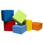 Bouwblokken foamblokken Jindl set van 6 multicolour