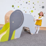 Speeltoestel met glijbaan olifant, EduCasa - Image 3