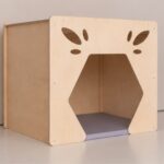 Houten speelhuis binnen voor kinderopvang