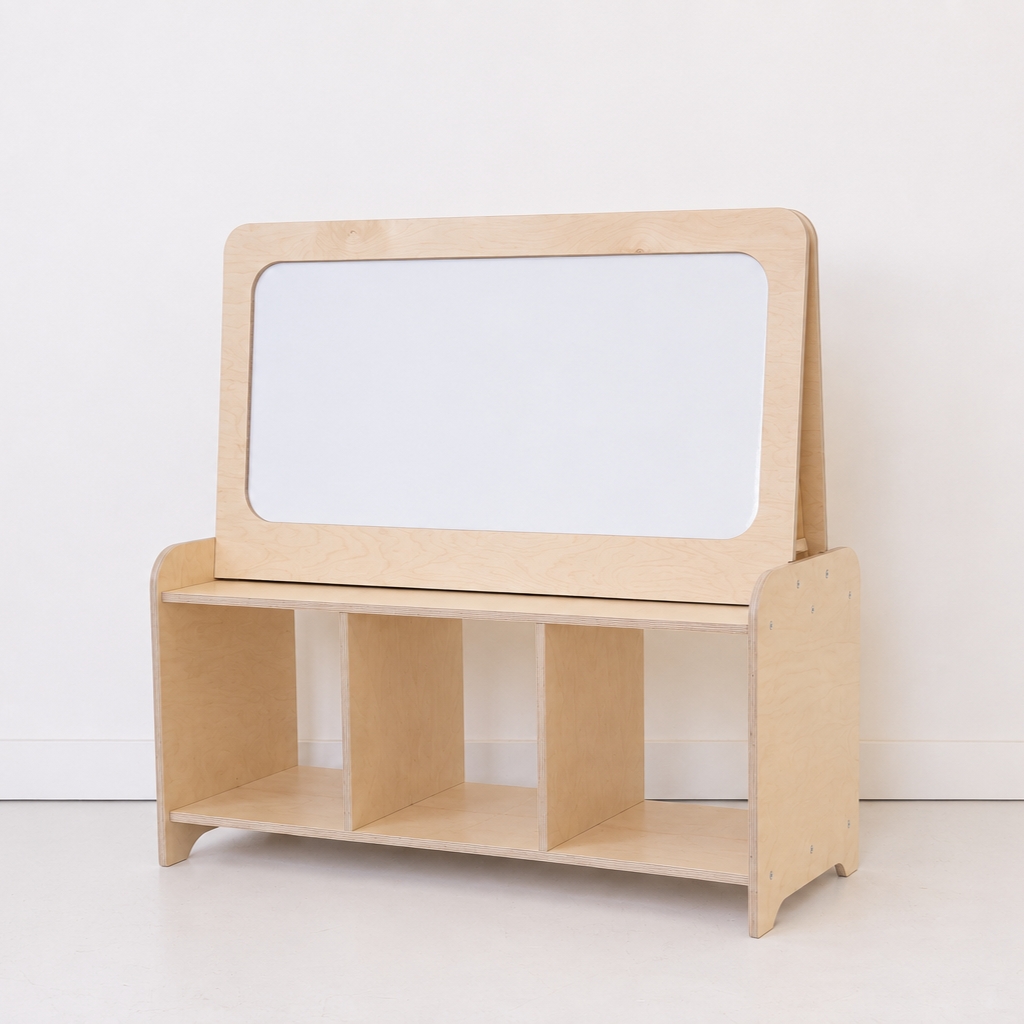 Jindl Speelgoedkast met whiteboard vooraanzicht Jindl Speelgoedkast met whiteboard vooraanzicht