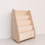 Zijaanzicht Houten boekenkast Jindl Naturel