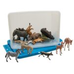 Betzold EduCasa - Afrikaanse dieren - 18-delig - hele set in trommel