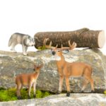 Betzold EduCasa - dierenset - 26-delig - hert - bambi - vos in natuur