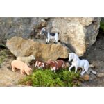 Betzold EduCasa - dierenset - 26-delig - koeien - paard - varkens op steen