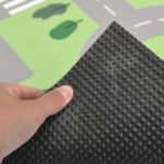 Betzold tapijt voor een speeltafel op de vloer - set van 2 - structuur - materiaal - onderzijde landschap tapijt