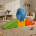 Bouwblokken - foamblokken Jindl Tunnel en Hoepel multicolor - japandi interieur