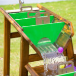 Outdoor waterkering | waterbaan dam detail
