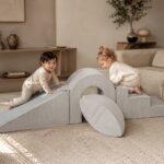 Speelset - Foamblokken brug - grijs - samen klimmen
