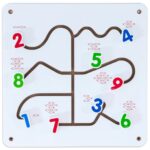 Wandelementen set 1- set van 6 - cijfers