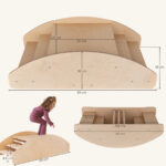 Afmeting Houten schommelboot