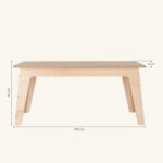 Afmeting Montessori tafel
