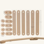 Afmeting balansplankjes koppelbaar (set van 6)