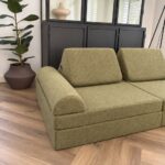 Speelbank speelmatras Jindl® Teddy olijfgroen - Sfeerafbeelding links