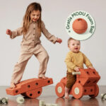 Bouwset Explorer Kit MODU Burnt Orange - Dusty Green + gratis foam ball