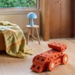 Dreamer set - burnt orange _ dusty green gebouwd op de voorgrond